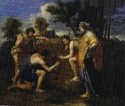 Nicolas Poussin et in arcadia ego painting
